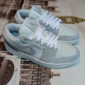 Nike Air Jordan 1 One Paris Low (2020) Of White-Grey Shoes Men Size 9.5 No Box